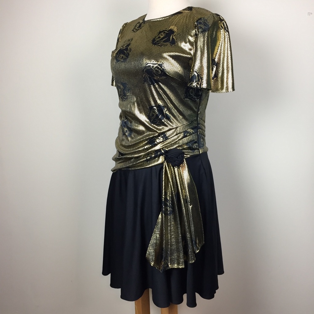 Vintage Glenfrey Asymmetrical Waist Dress - Picture 3 of 8